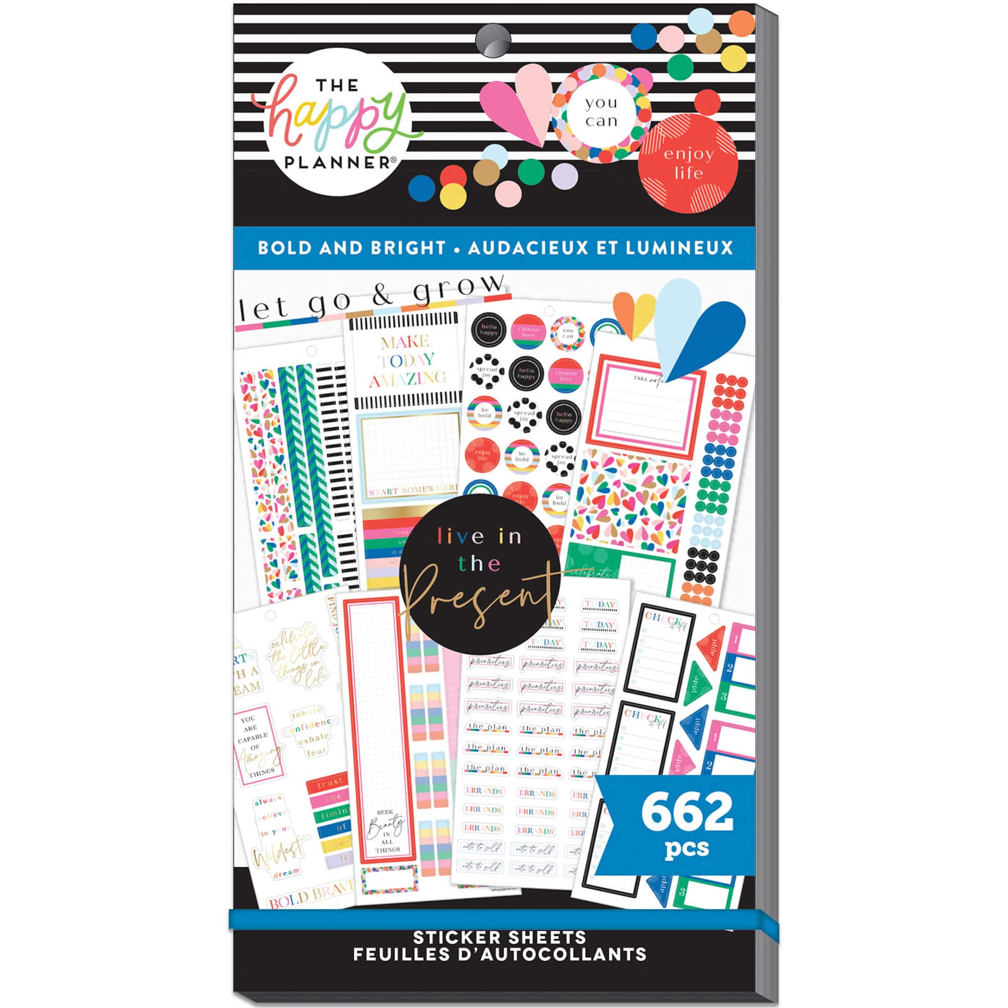 The Happy Planner® Bold & Bright Sticker Book